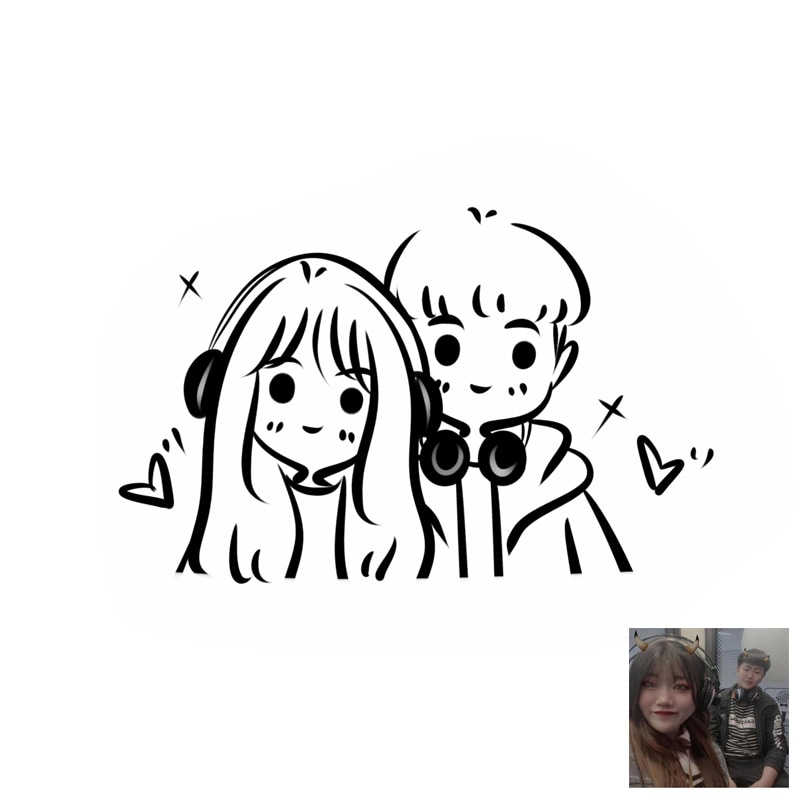 簡単に可愛い似顔絵描きます お写真を元に似顔絵イラストをお描きします！ イメージ5