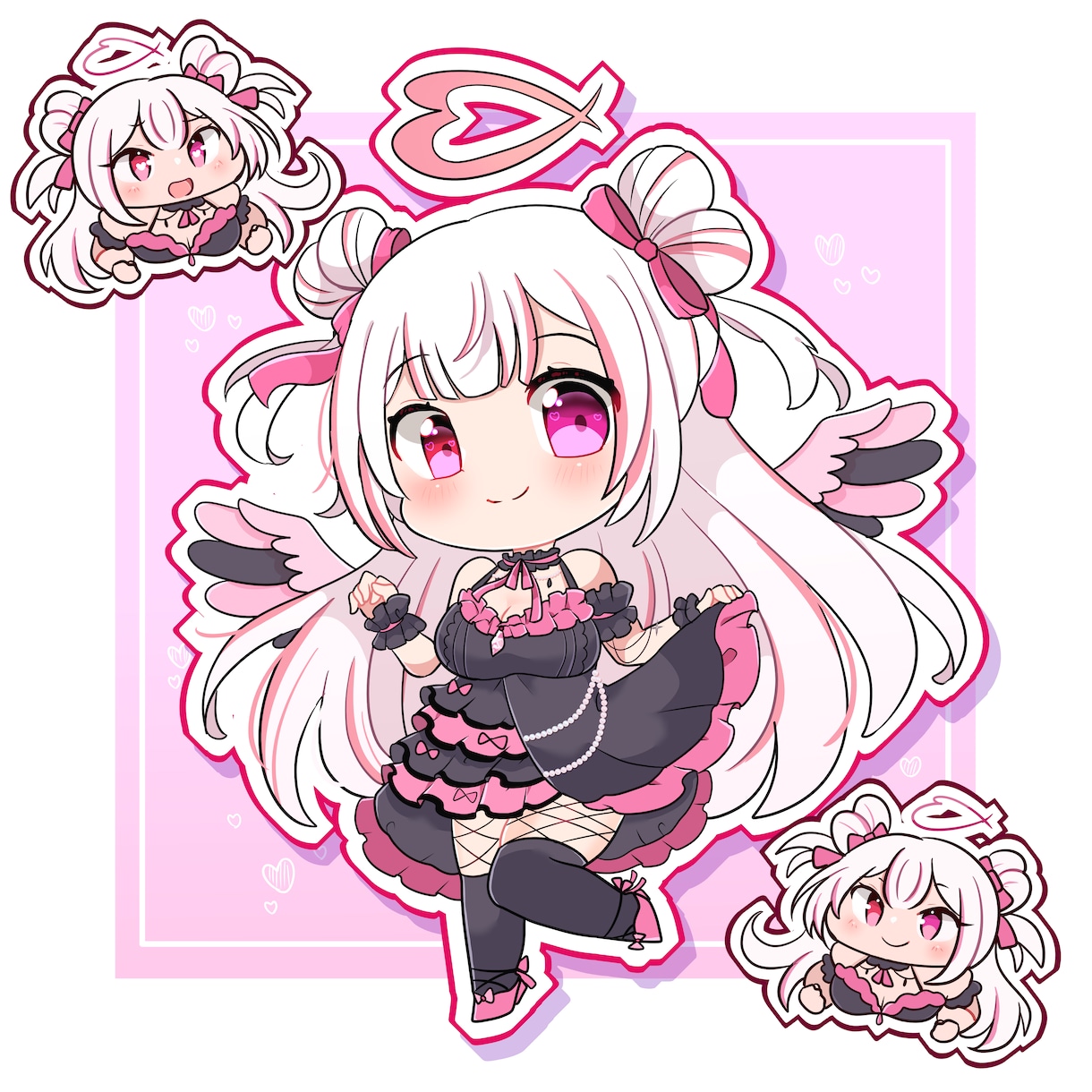 商用利用&表情差分付き！可愛いSDイラスト描きます SNS･配信･グッズ製作などにどうぞ！ イメージ2