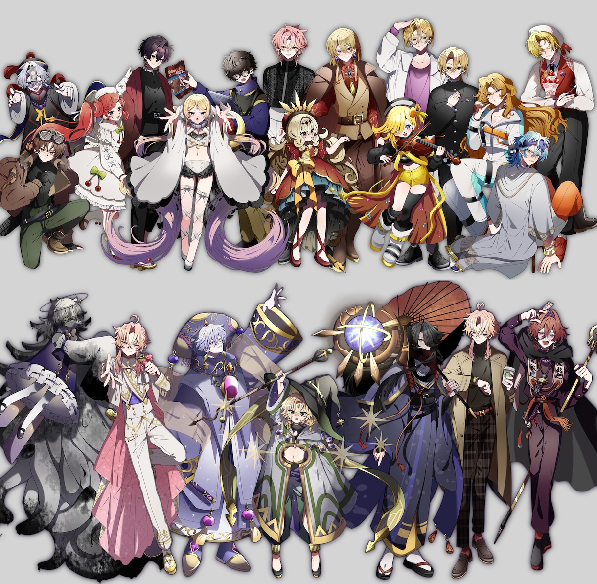 ゲーム・TRPG立ち絵イラスト作成ます TRPGやゲームで使えるキャラクター立ち絵の制作をいたします イメージ2
