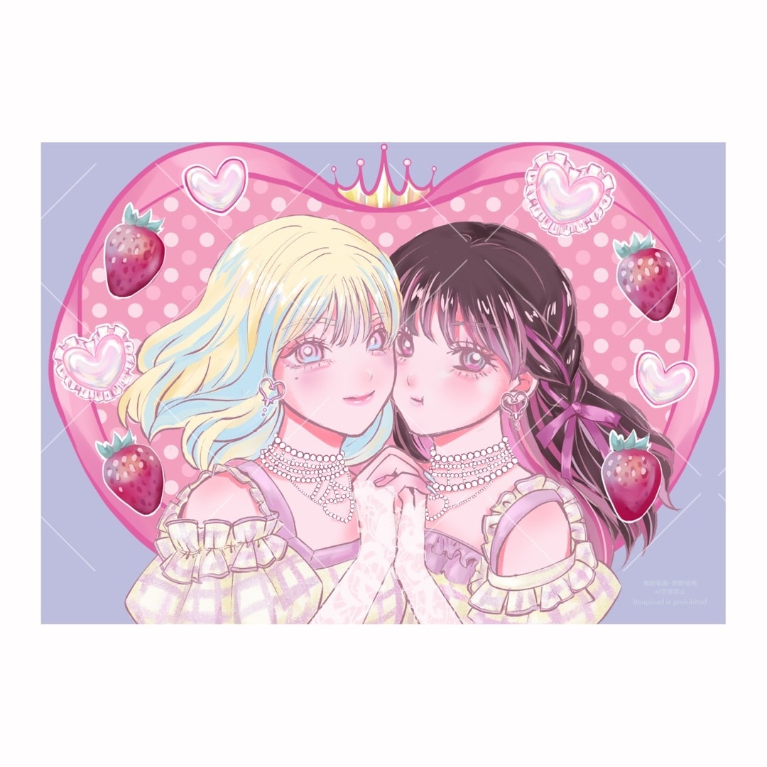オシャレで可愛いイラスト描きます アイドル・グッズ・Vtuber・配信用・生誕祭・イベント イメージ2