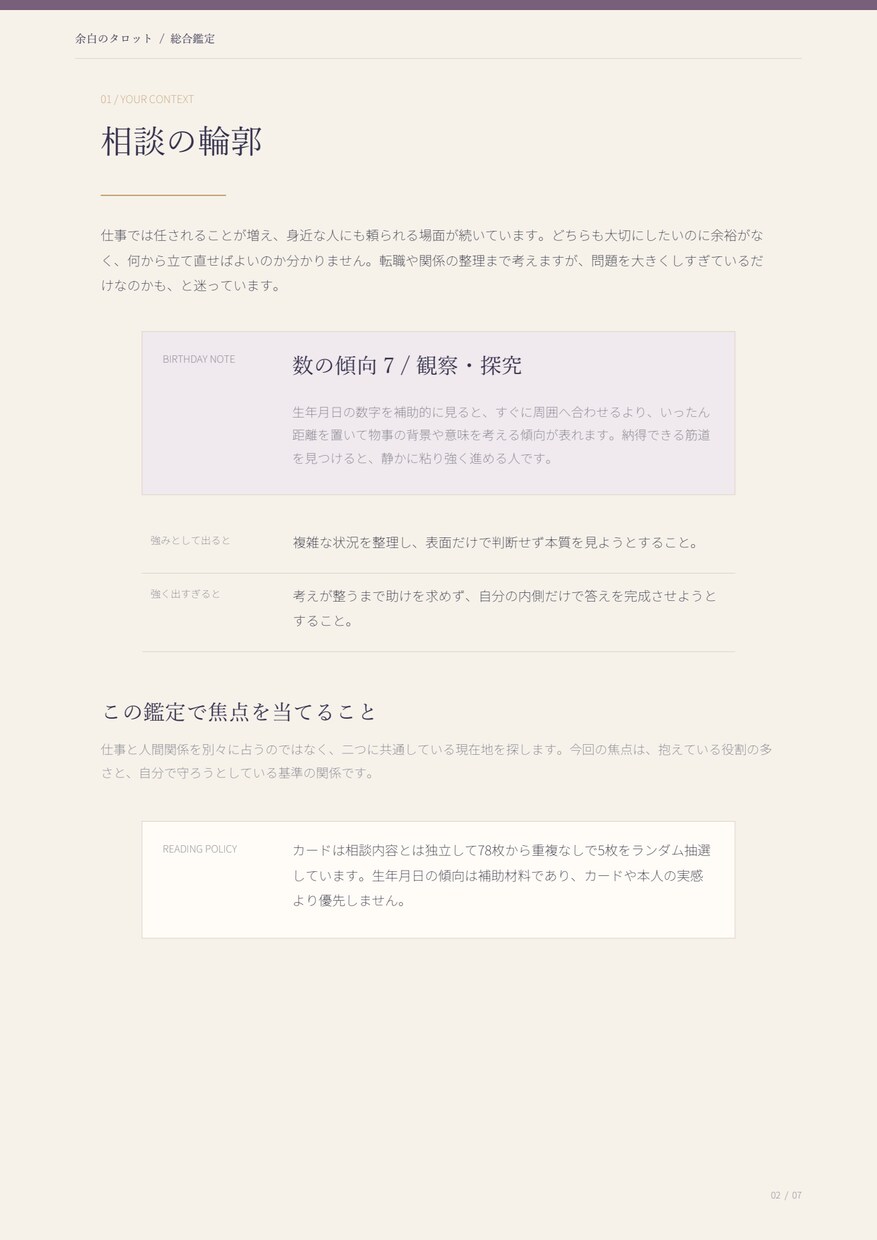 迷いの現在地を5枚のタロットで総合鑑定します 5枚のカードであなたの知らないあなたを深堀り イメージ5
