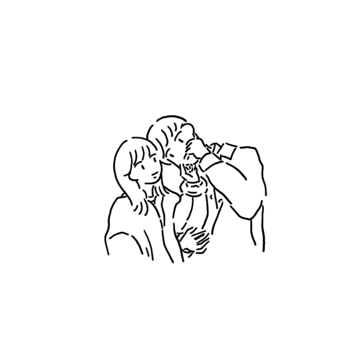 あなただけのオーダーアイコン/イラスト作成します シンプルなイラストです。プレゼントやアイコンにどうぞ! イメージ5
