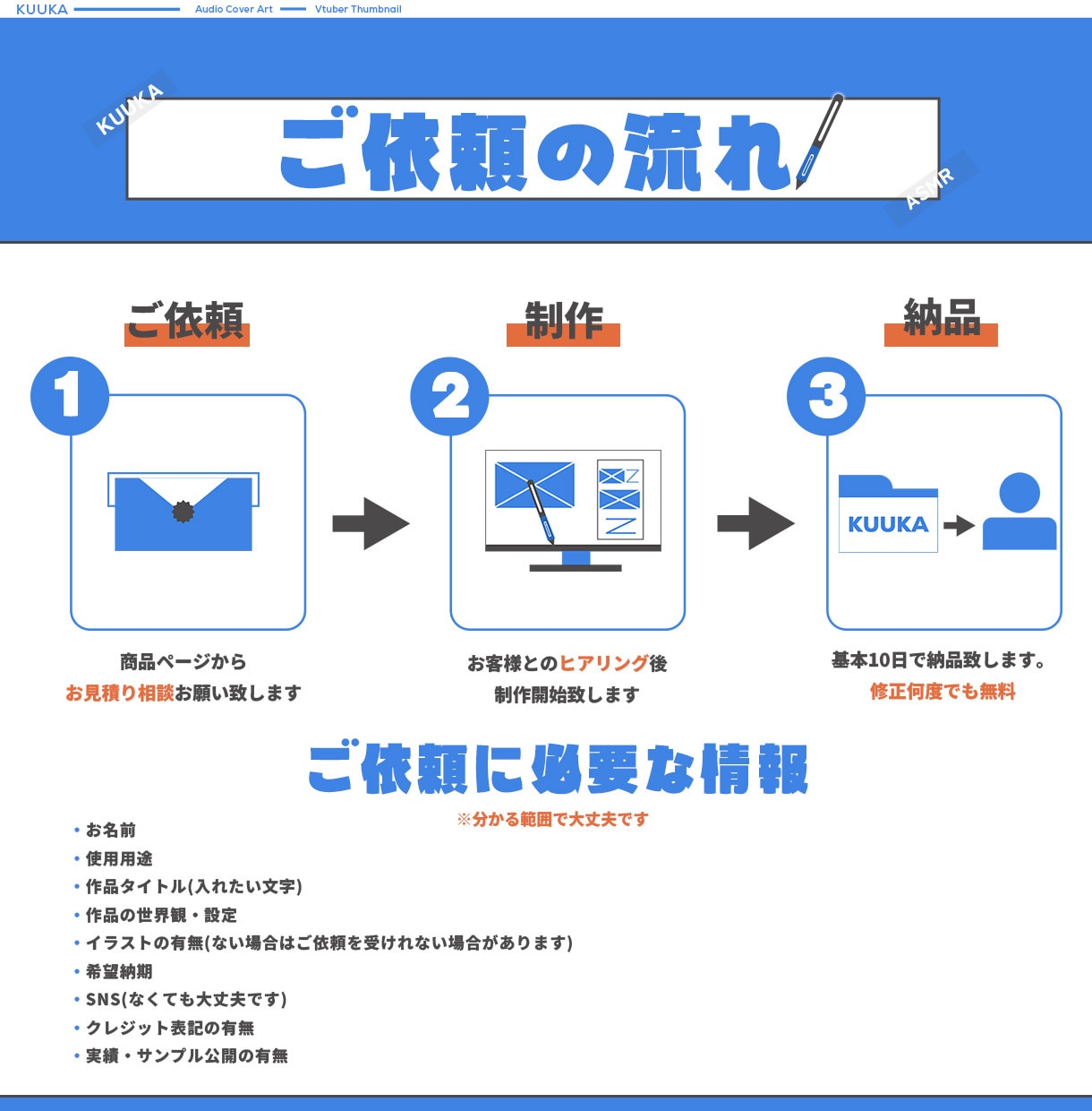 YouTube音声作品サムネ制作致します 10名様限定【1000円】で制作致します。 イメージ2