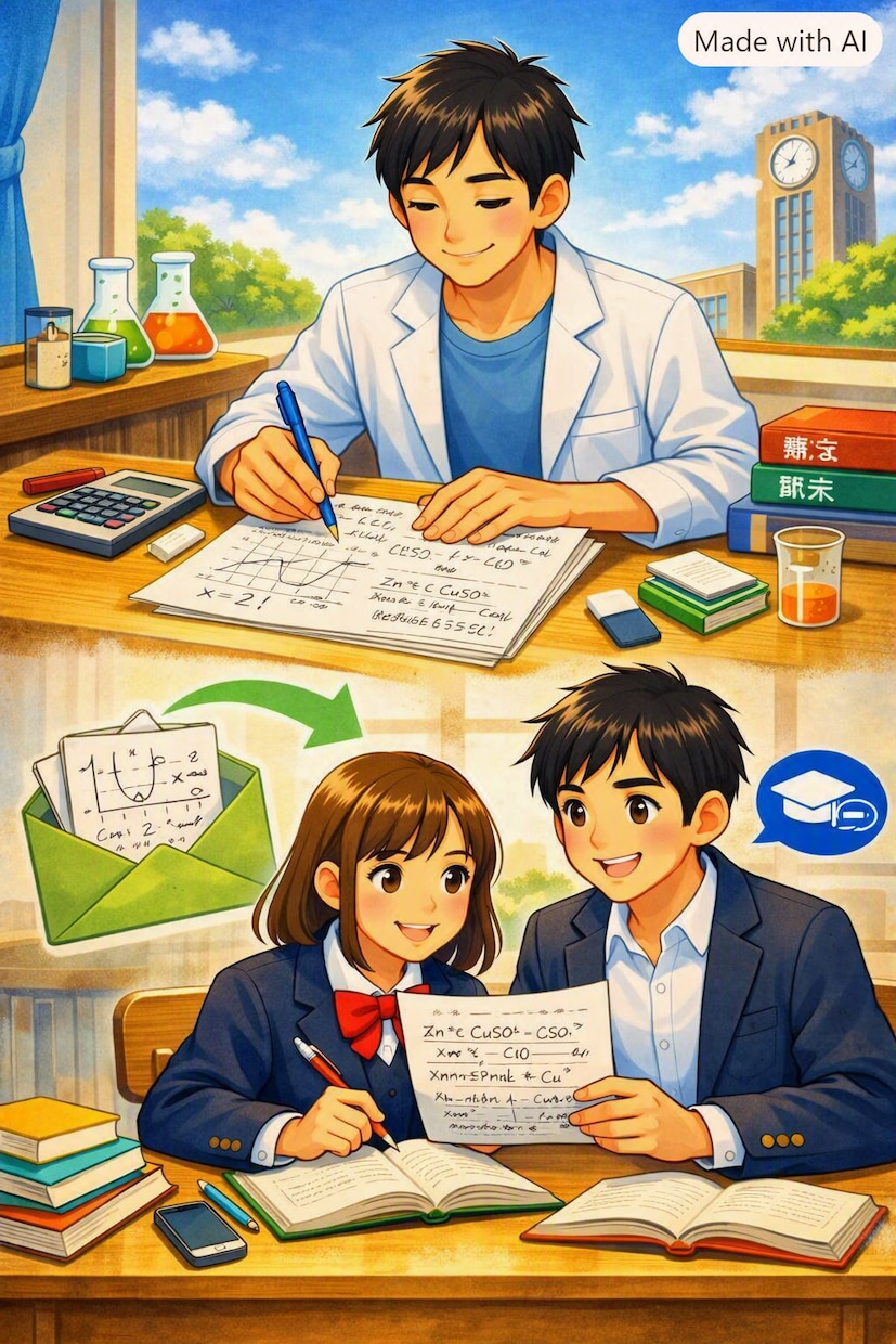 あなたの学力に合うテスト問題を作成します 名大生があなたの学力に合わせて問題をオーダーメイドで作ります イメージ1