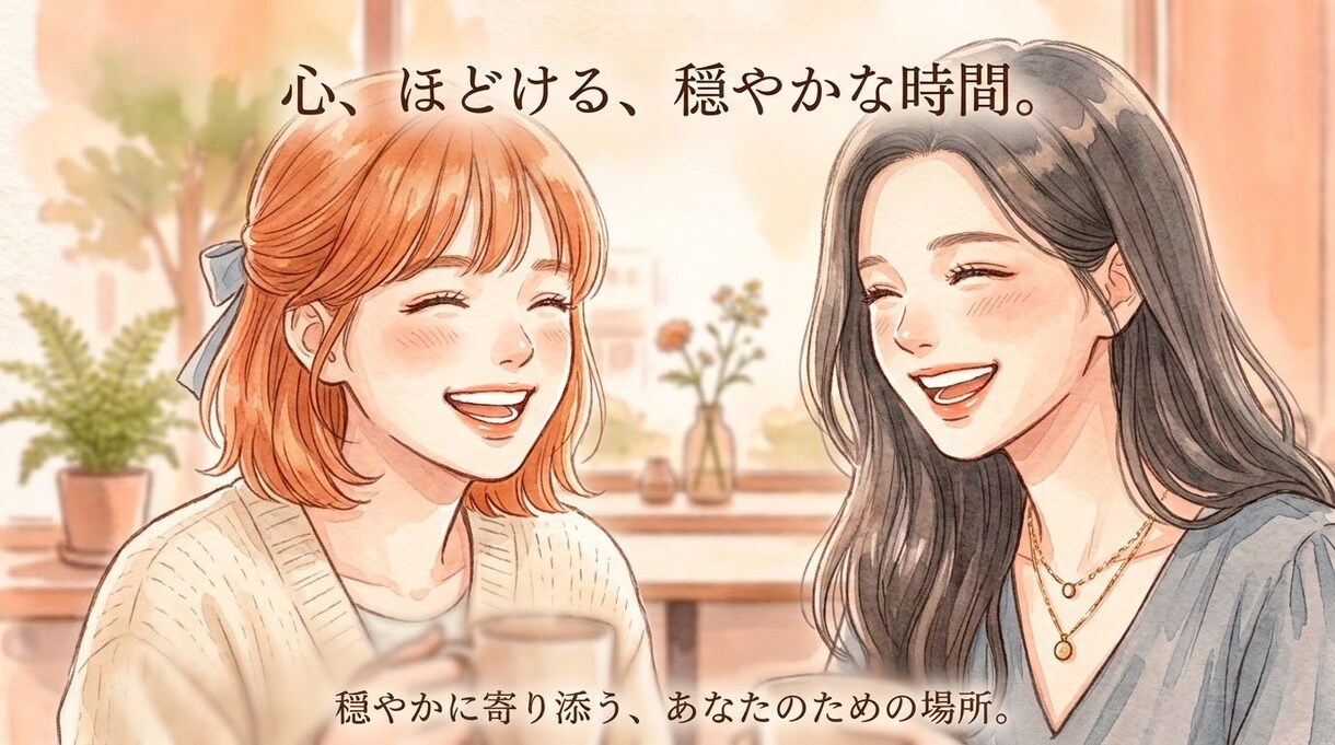 落ち着いた雰囲気で…全力で受け止めます 頑張っているあなたへ⸝⸝⸝˘◡˘思いを吐き出して下さいね イメージ2