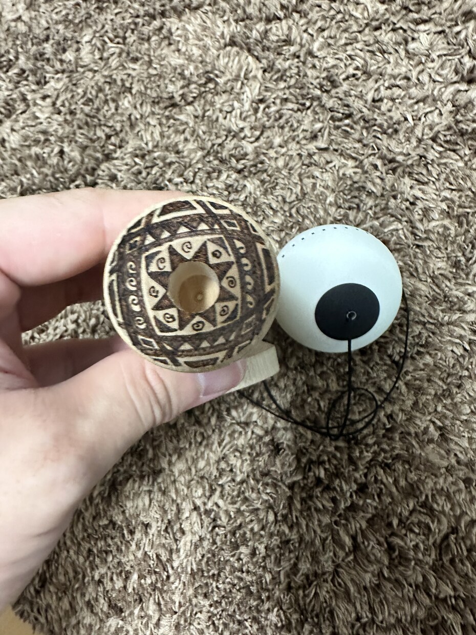 けん玉へのウッドバーニングを請負ます オリジナルけん玉が欲しいあなたに！！ イメージ7