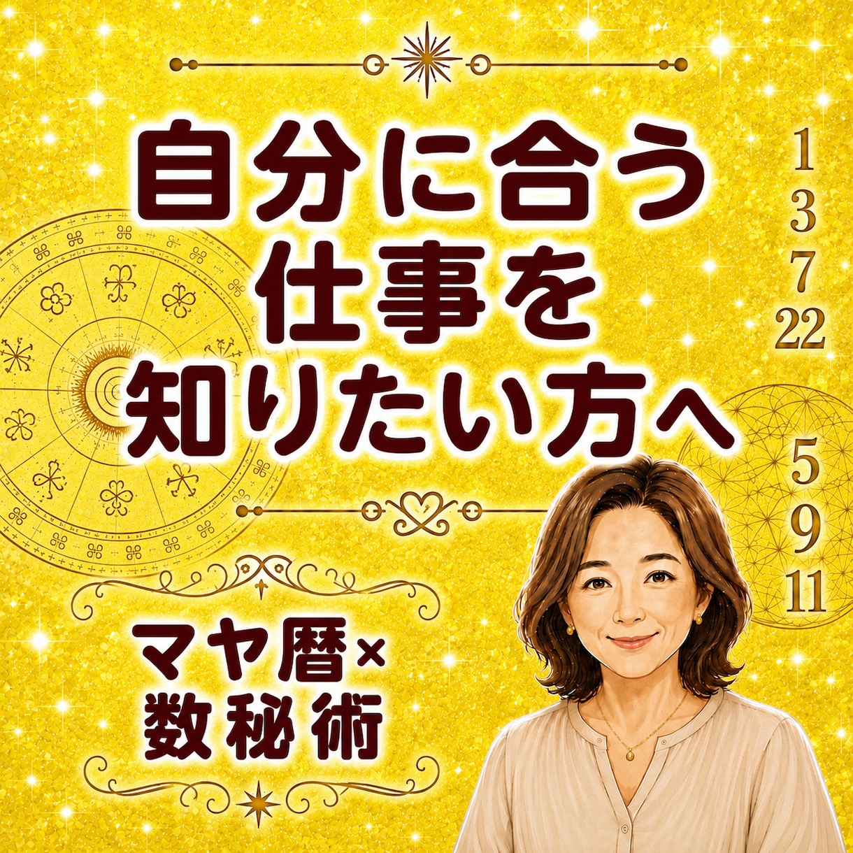 社会的使命・役割・才能を読み解く鑑定をします 自分の強みを理解して、仕事の選択や生き方に活かす☆マヤ暦鑑定 イメージ1