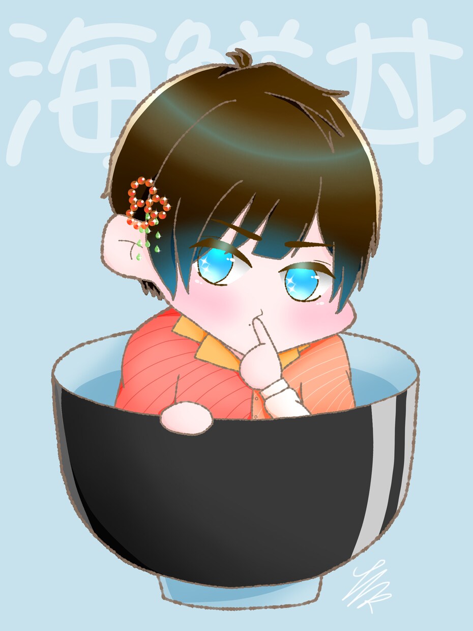 擬食化/可愛いアイコン・イラスト描きます デフォルメで擬食化や似顔絵の可愛いアイコン描きます イメージ4