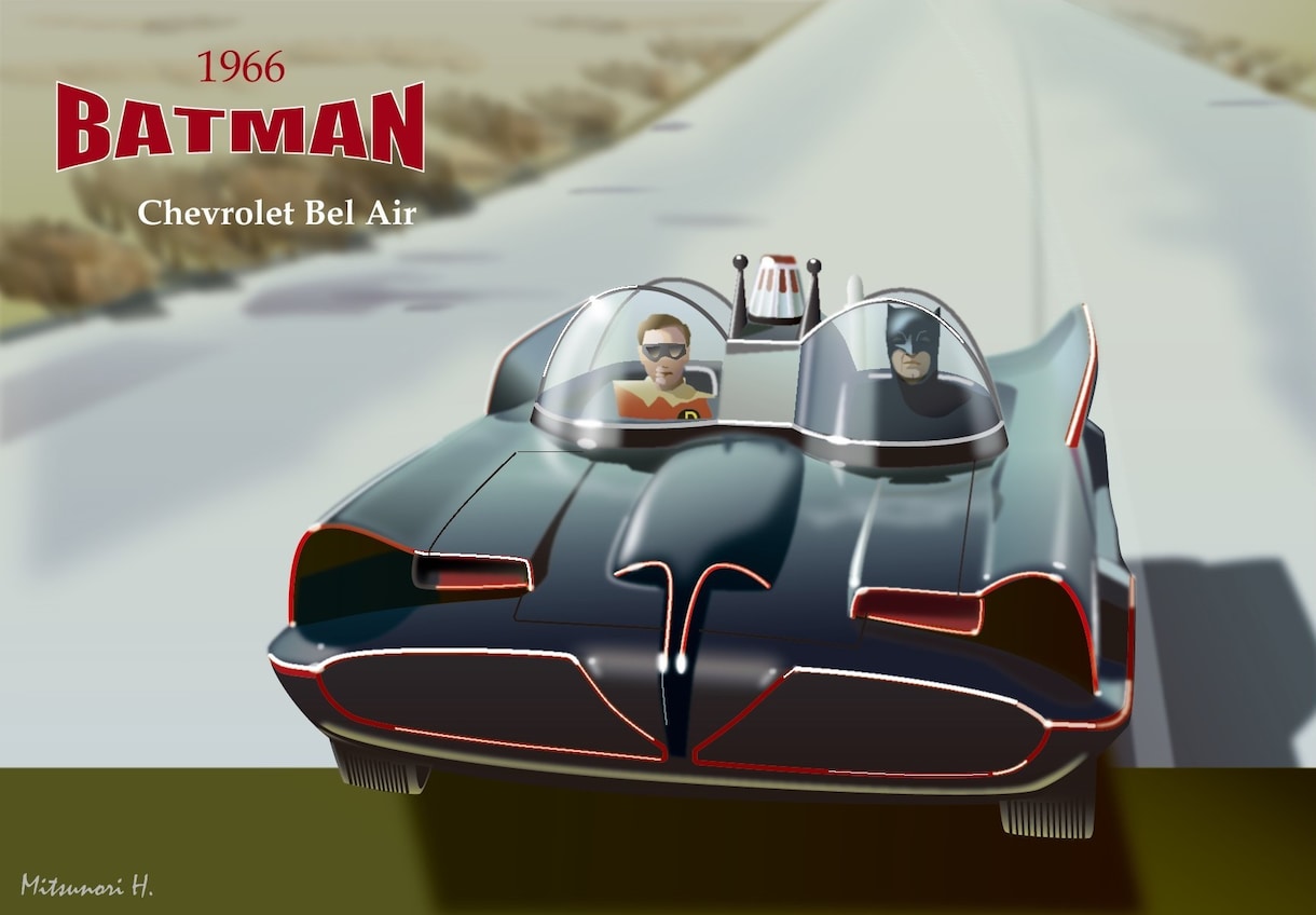 大切な愛車の写真をドラマチックなイラストにします あなたの愛車が映画のワンシーンに登場! イメージ8