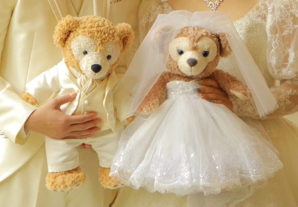 ウェルカムベア衣装お作りします 結婚式、前撮り等の衣装ぬいぐるみサイズでお作りします イメージ1