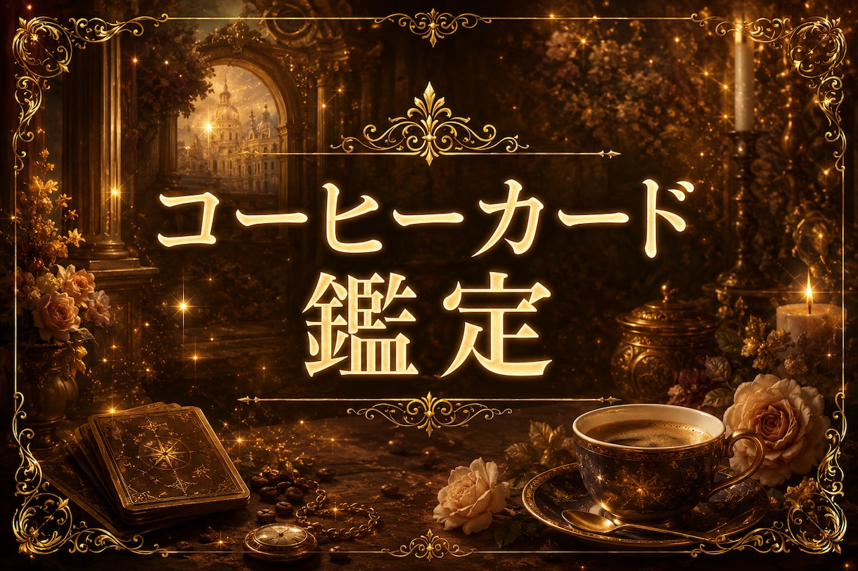 コーヒーカード　彼の気持ち　恋愛　仕事　占います 的中率が高いカードリーディング！ イメージ1