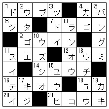 世界にひとつだけのオリジナルクロスワード作ります 大切な人へのプレゼント、思い出の詰まった記念品にぴったり イメージ2