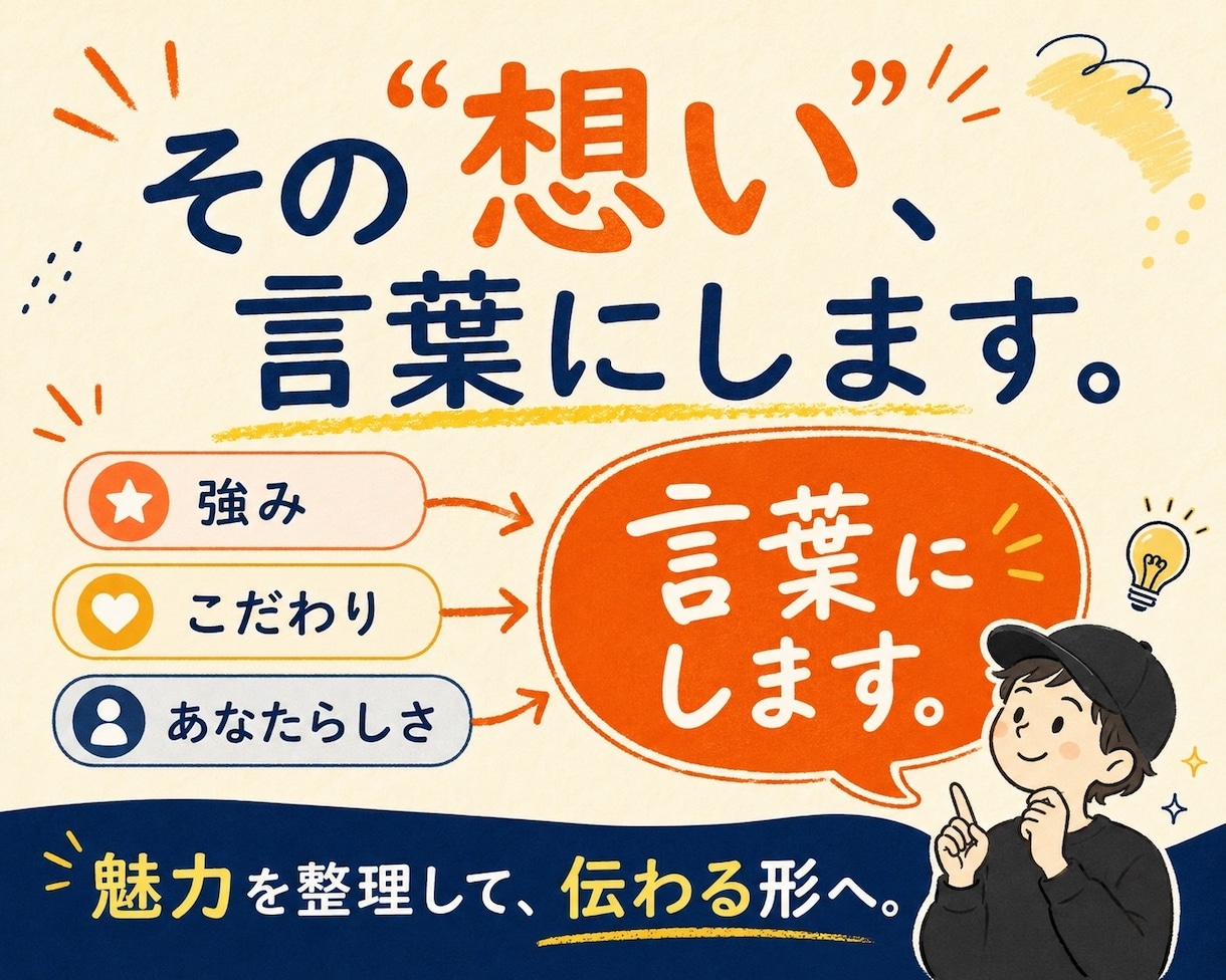商品の魅力的なキャッチコピー・コンセプト作ります 「なんとなく良い」を、「欲しくなる言葉」に変えます！ イメージ4