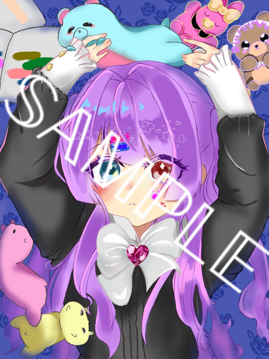可愛い1枚絵描きます 世界観重視✨️SNS･表紙用イラスト!! イメージ4
