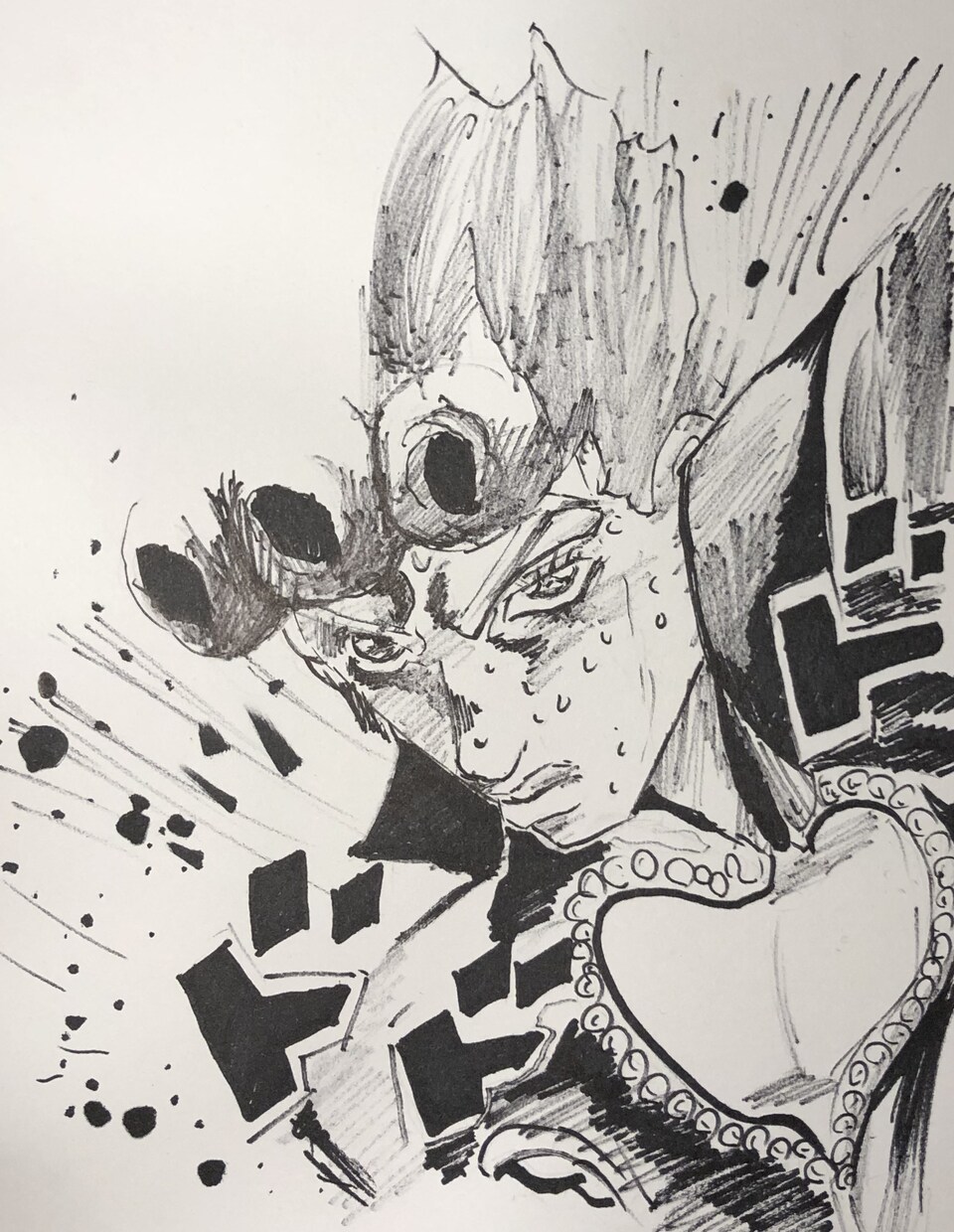 マッキーペンアートを描いてます 水墨画の様なイラストをマッキーペンで描いております。 イメージ2