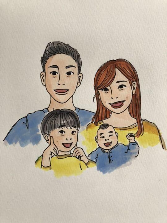 シンプルおしゃれな似顔絵描きます SNSアイコンや記念にぜひ。ハガキサイズで郵送します。 イメージ7