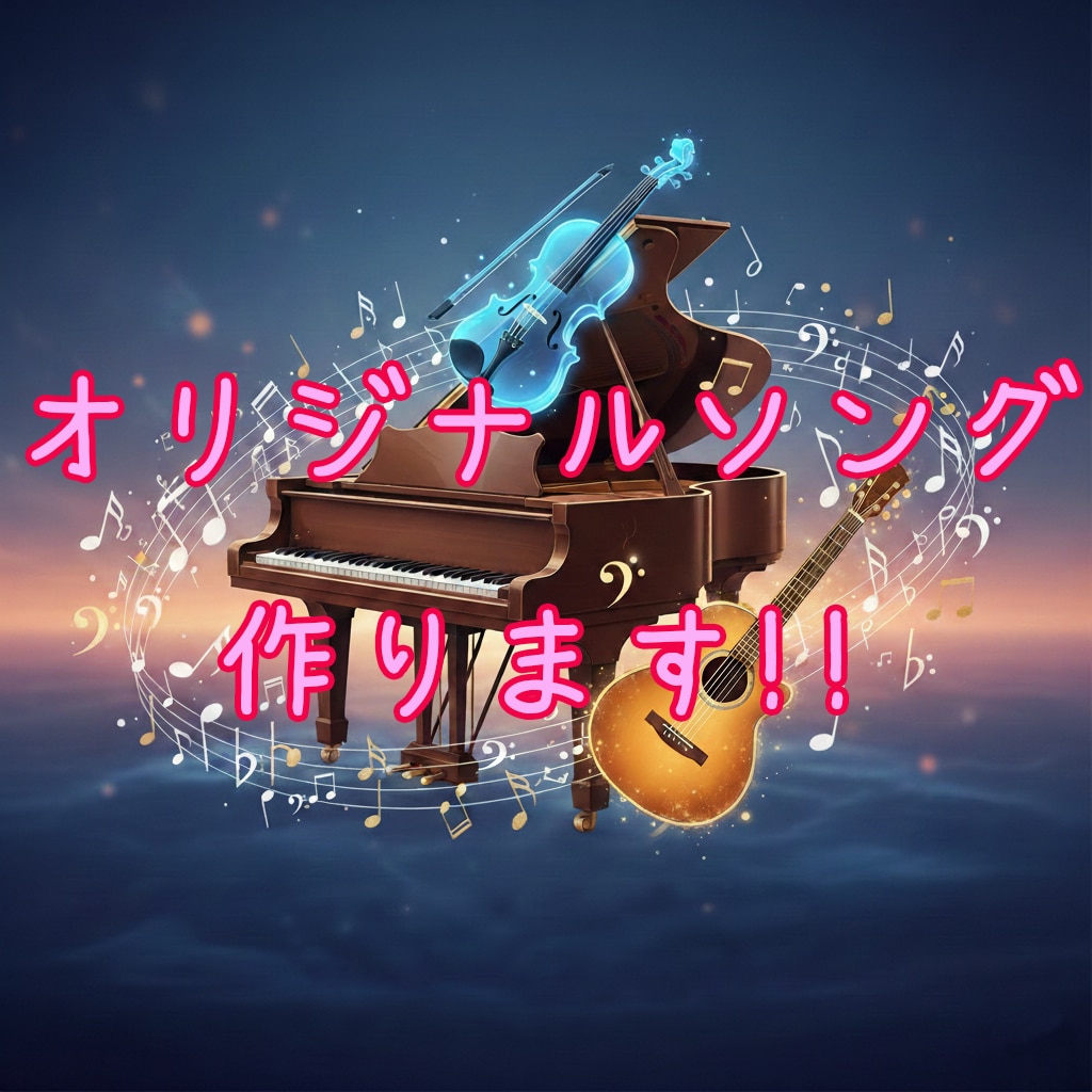 あなたに合った音域でオリジナルソングを作ります 声やプロフだけでイメージソングが作れます（MIX込み） イメージ1