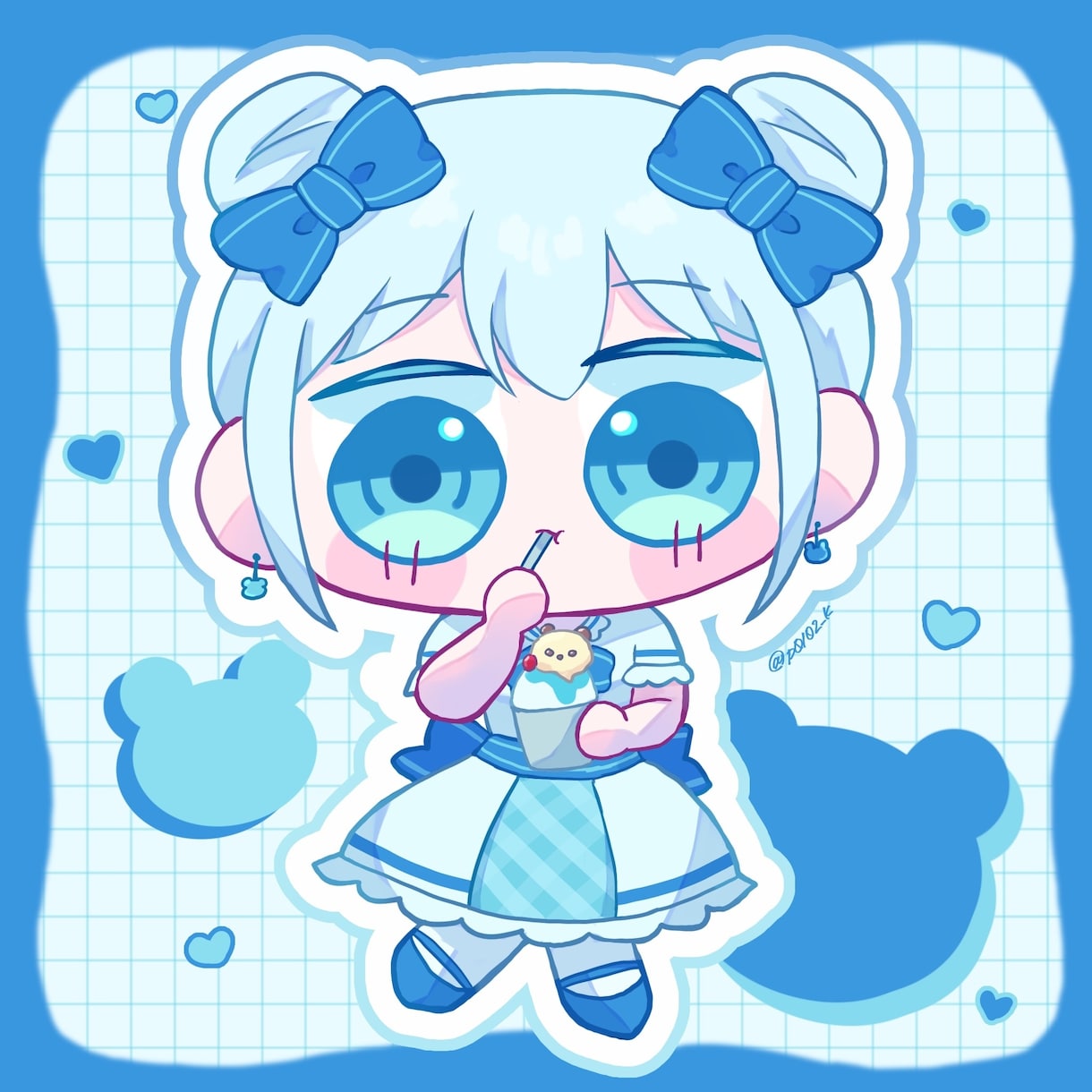 可愛くもちっとした全身SDイラスト描きます 動画用やグッズなど！商品利用可能 イメージ3