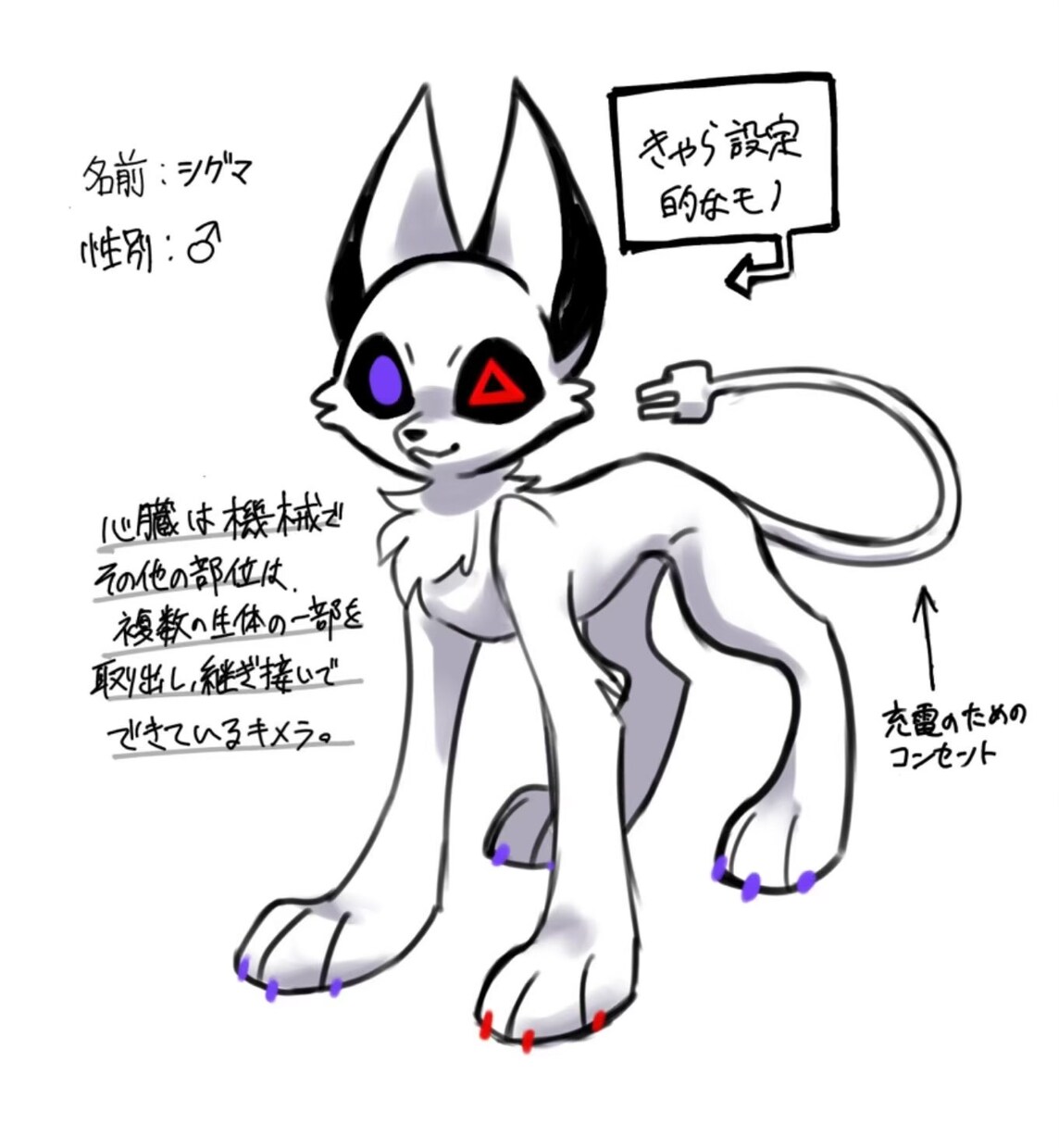 クールでかわいいケモキャラ制作します 猫、狼、兎、狐、馬等の動物を描くのが得意です！ イメージ2