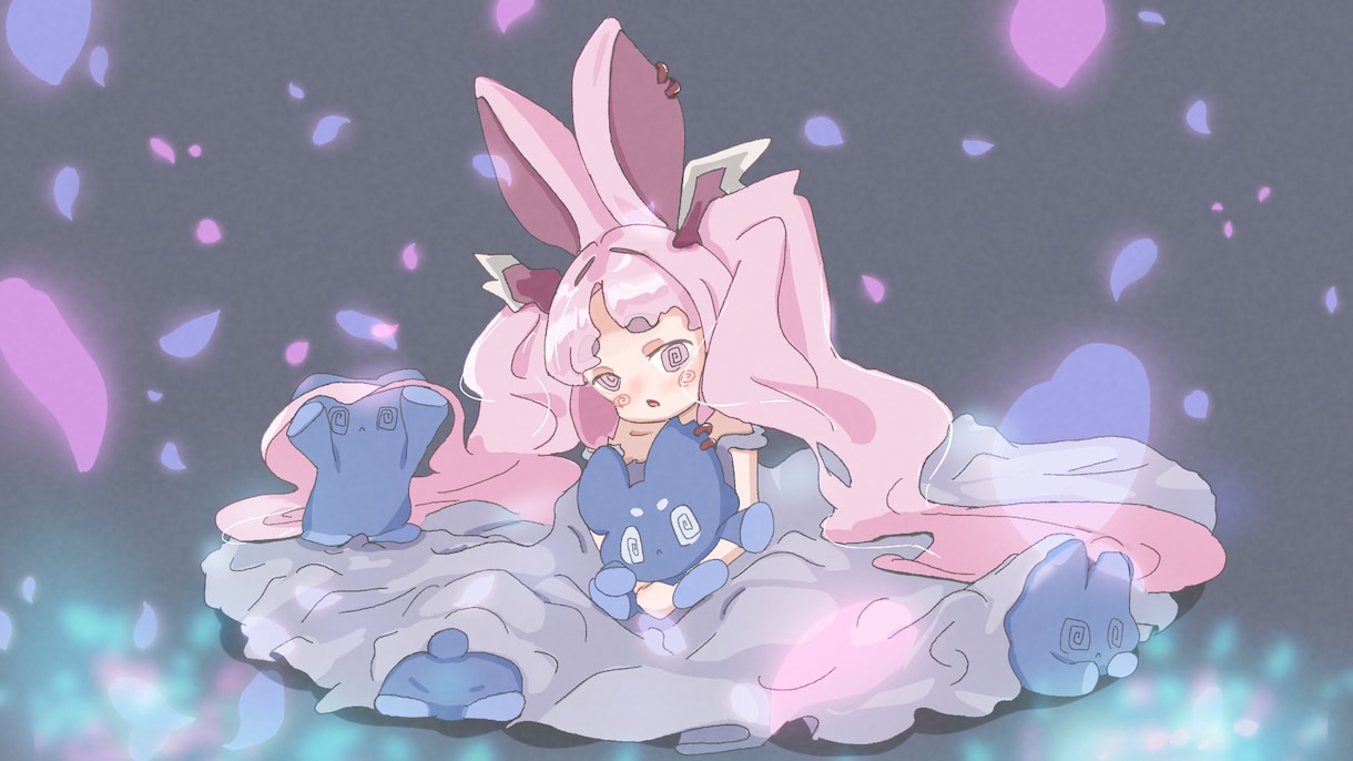 MVやサムネなどに使える個性的なイラスト描きます キュートな絵柄で印象◎あなたの活動お手伝いします！ イメージ2