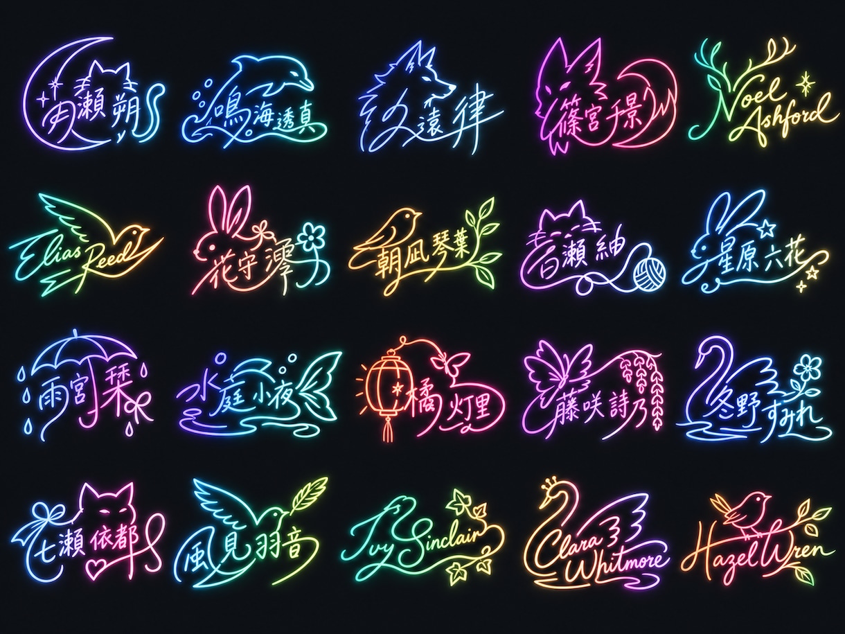 自分だけのオリジナルサインを提供します 世界でひとつだけのオリジナルサインはいかがですか？ イメージ1