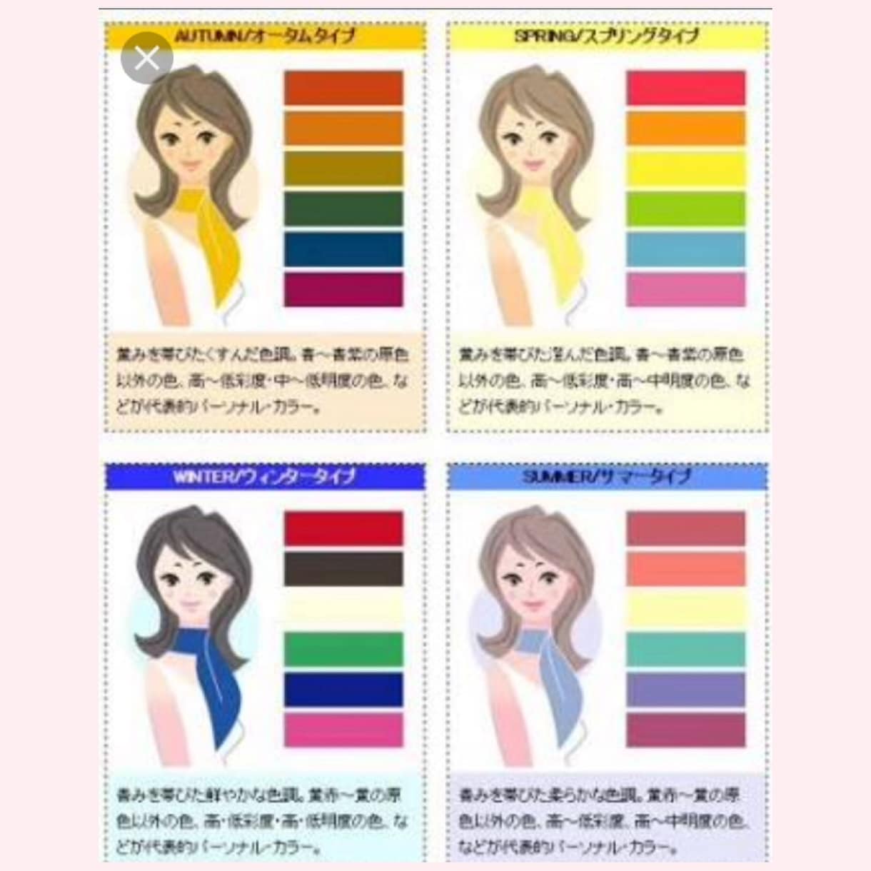パーソナルカラー診断でメイク洋服アドバイスします 自分に似合うメイク洋服しりたくないですか？ イメージ2