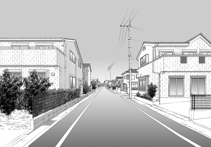 漫画の背景作画します プロのスキルで漫画の背景を描きます イメージ1