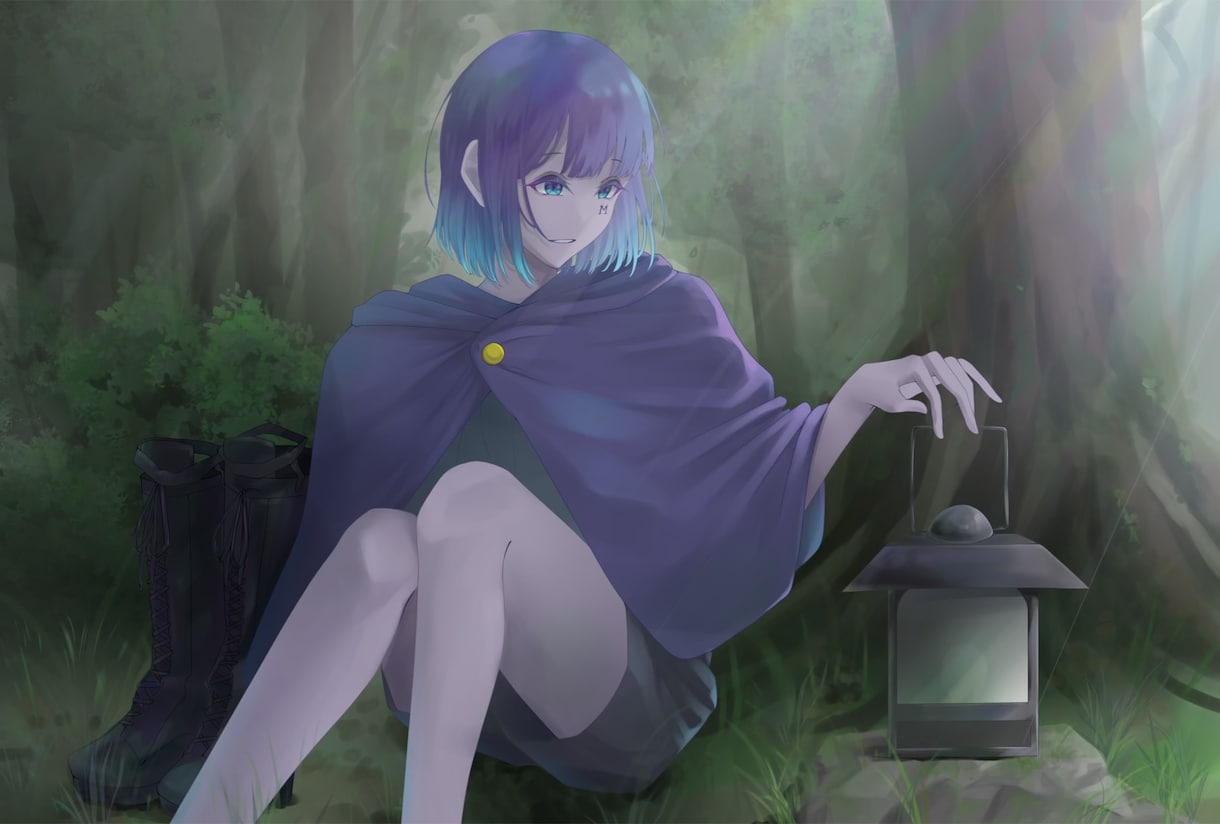 キャラクターの1枚絵を制作します 綺麗で素敵なあなただけのイラストをあなたにお届け！ イメージ1