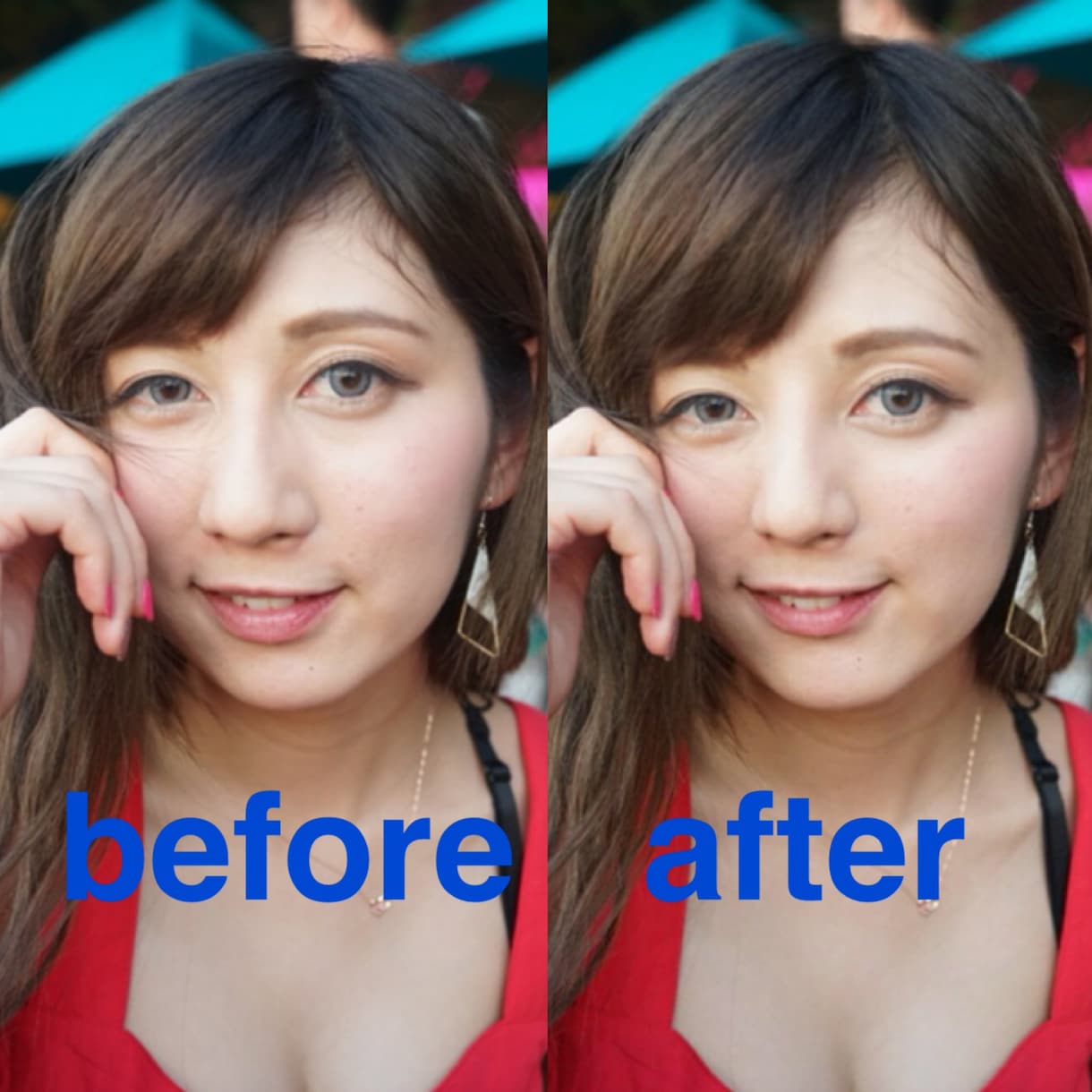 顔写真を可愛く加工します お客様の要望をお聞きして可愛いor美人の顔立ちに加工します！ イメージ2