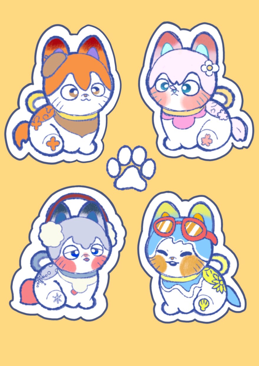 ポップでメルトでキュートなイラスト描きます 人物でも動物でも対応可能！サムネイル等の利用にも！ イメージ9