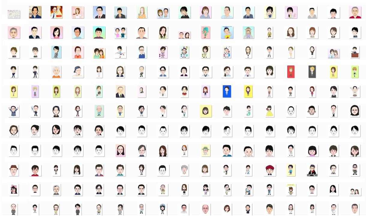 似顔絵お描きします SNSプロフィール、名刺作成、プレゼントにぜひ(^v^*) イメージ2