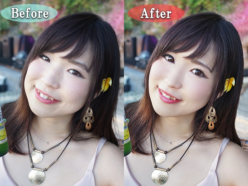 人物レタッチ【2枚1000円】承ります 性別年齢問わずどんな写真でも綺麗に仕上げます イメージ2