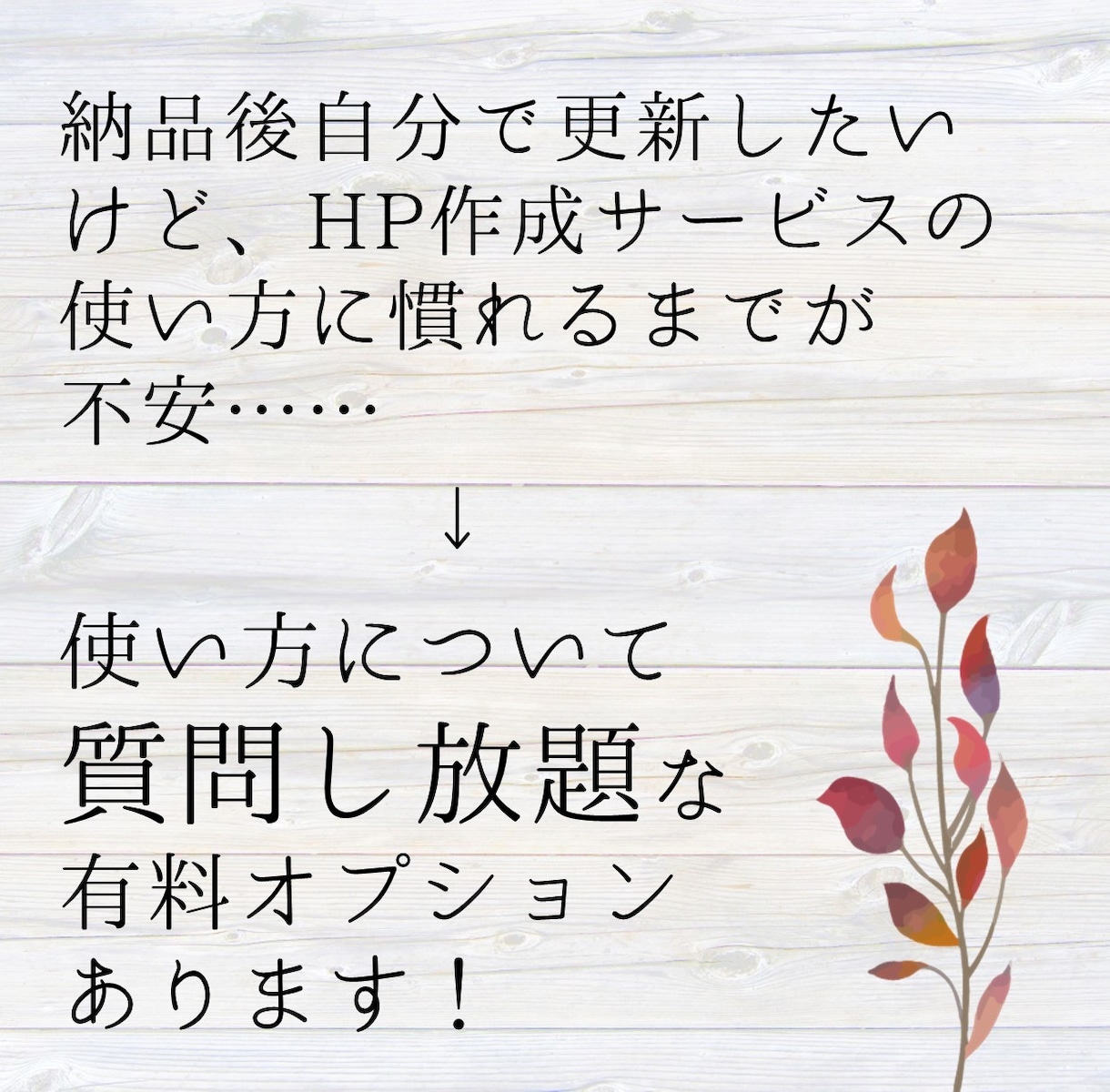 Jimdo・AmebaOwnd・WixHP作ります サービス選びから運営まで女性デザイナーがサポート！ イメージ3
