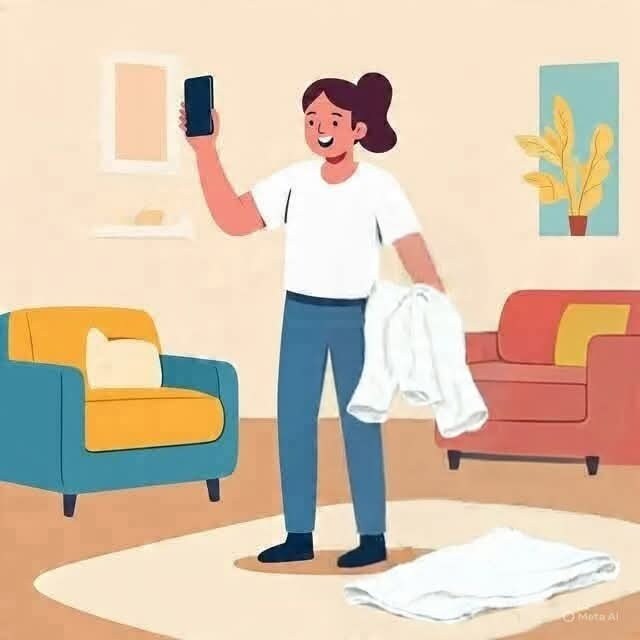 集中してお掃除・お片付け付き合います お電話で一緒に掃除しませんか？ イメージ1