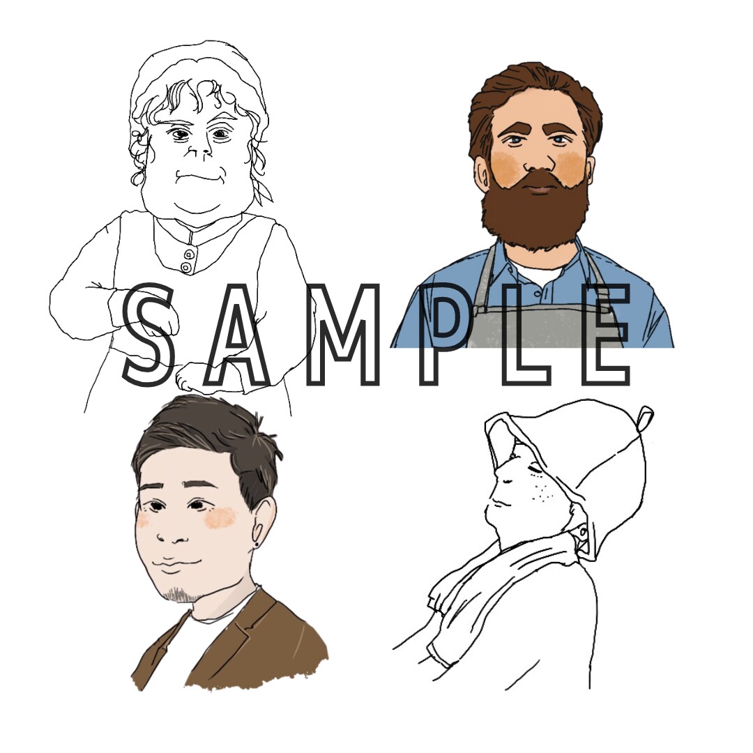 一目で目を引く個性的なアイコン描きます あしらい無料◎SNSや商用にも◎ イメージ7