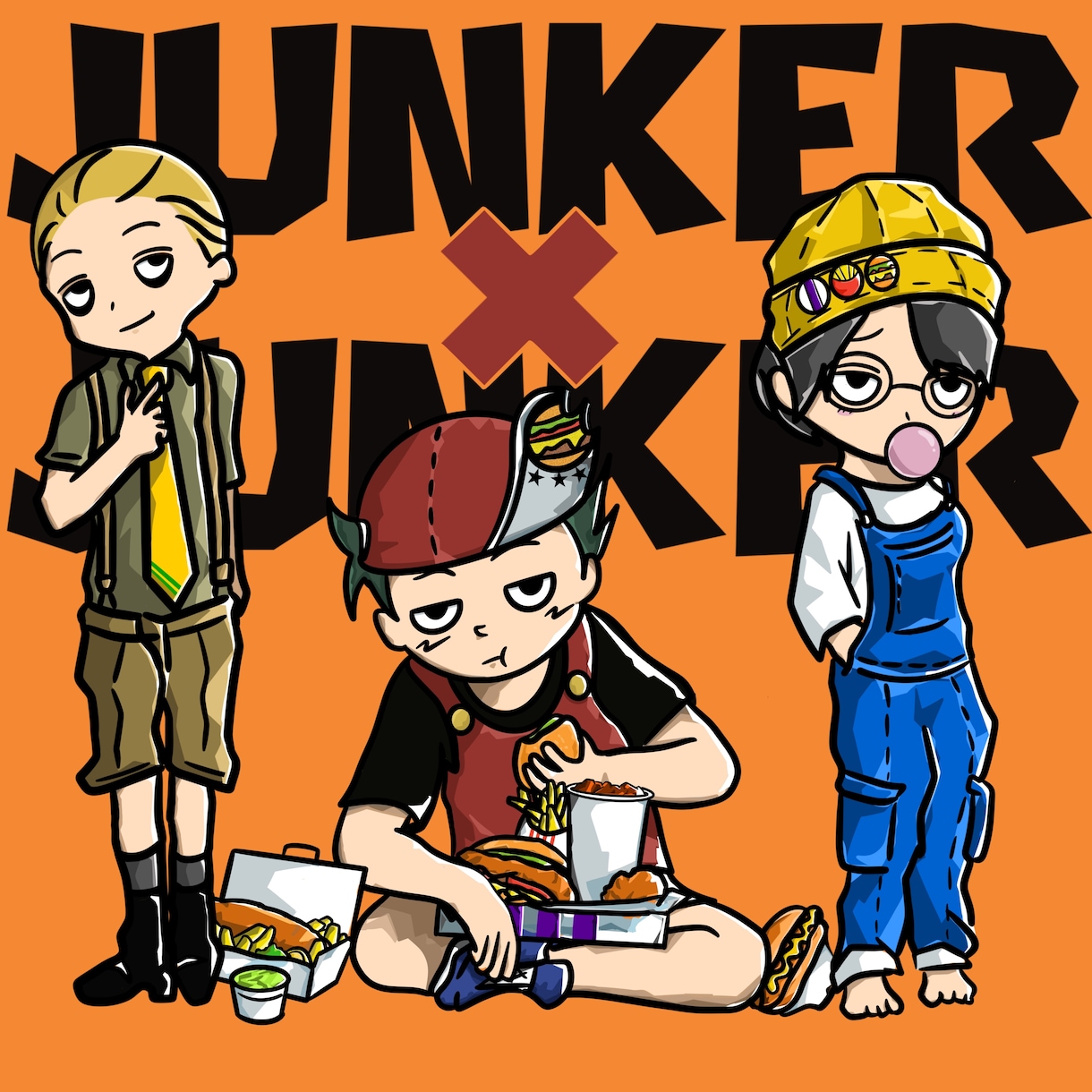 癖があるオリジナルキャラクター描きます ちょっとやる気ないゆるいキャラクターが得意です イメージ2