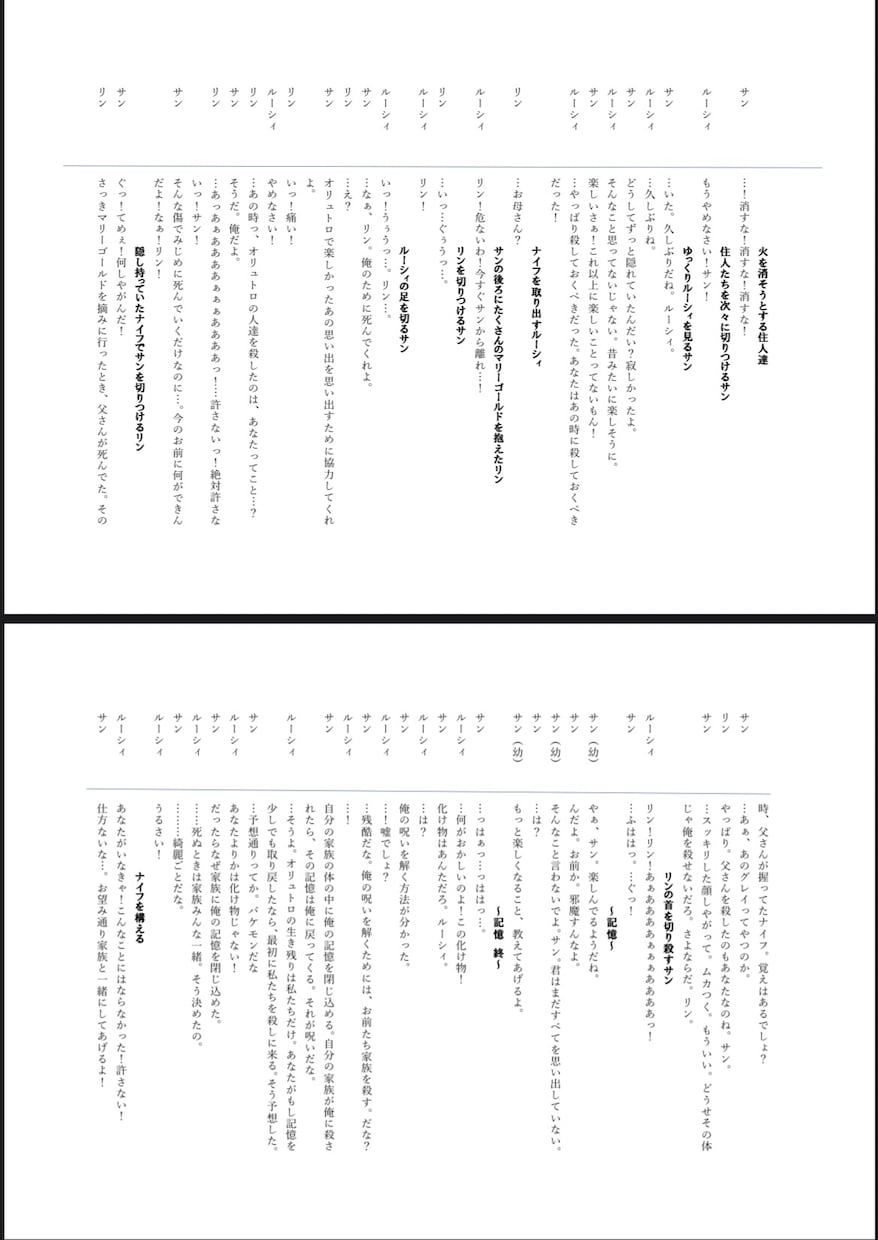 ボイスドラマなどの台本制作を承ります これまで3本の台本を執筆！！台本制作はおまかせください！！ イメージ4