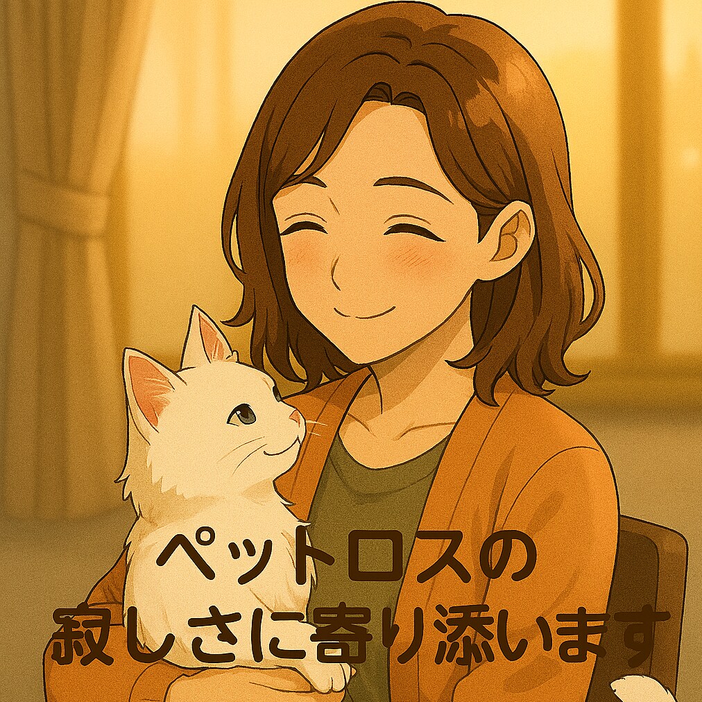 大切な家族を想う涙とありがとうに寄り添います かけがえのないペットを失った想いを話せる場所がここにあります イメージ1
