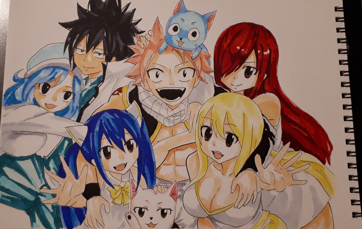 アニメキャラクターの模写します お好きなキャラクターのお好きな場面を描きます! イメージ3