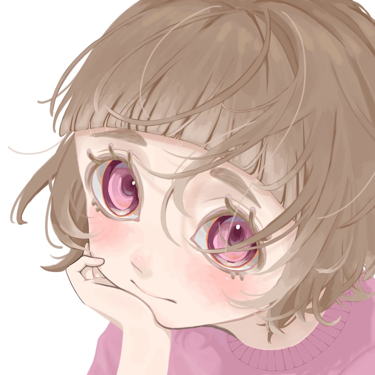 簡易SNSアイコン（似顔絵も可）描きます 雰囲気のあるイラストが好きな方へ イメージ1