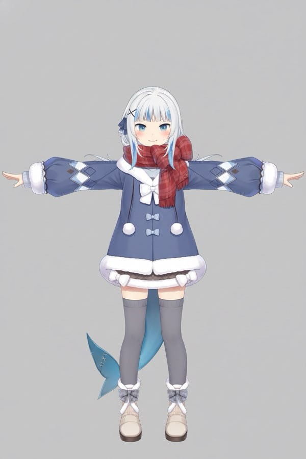 Vtuberモデルの立ち絵を三面図化します イラストレーター様への参考資料としてご活用ください！ イメージ2