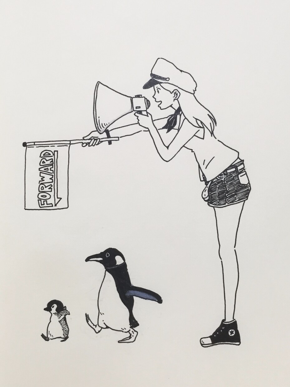 インスタのファッション写真のようなイラスト描きます あなたのお気に入りの写真（全身）を手書きモノクロイラストに。 イメージ5