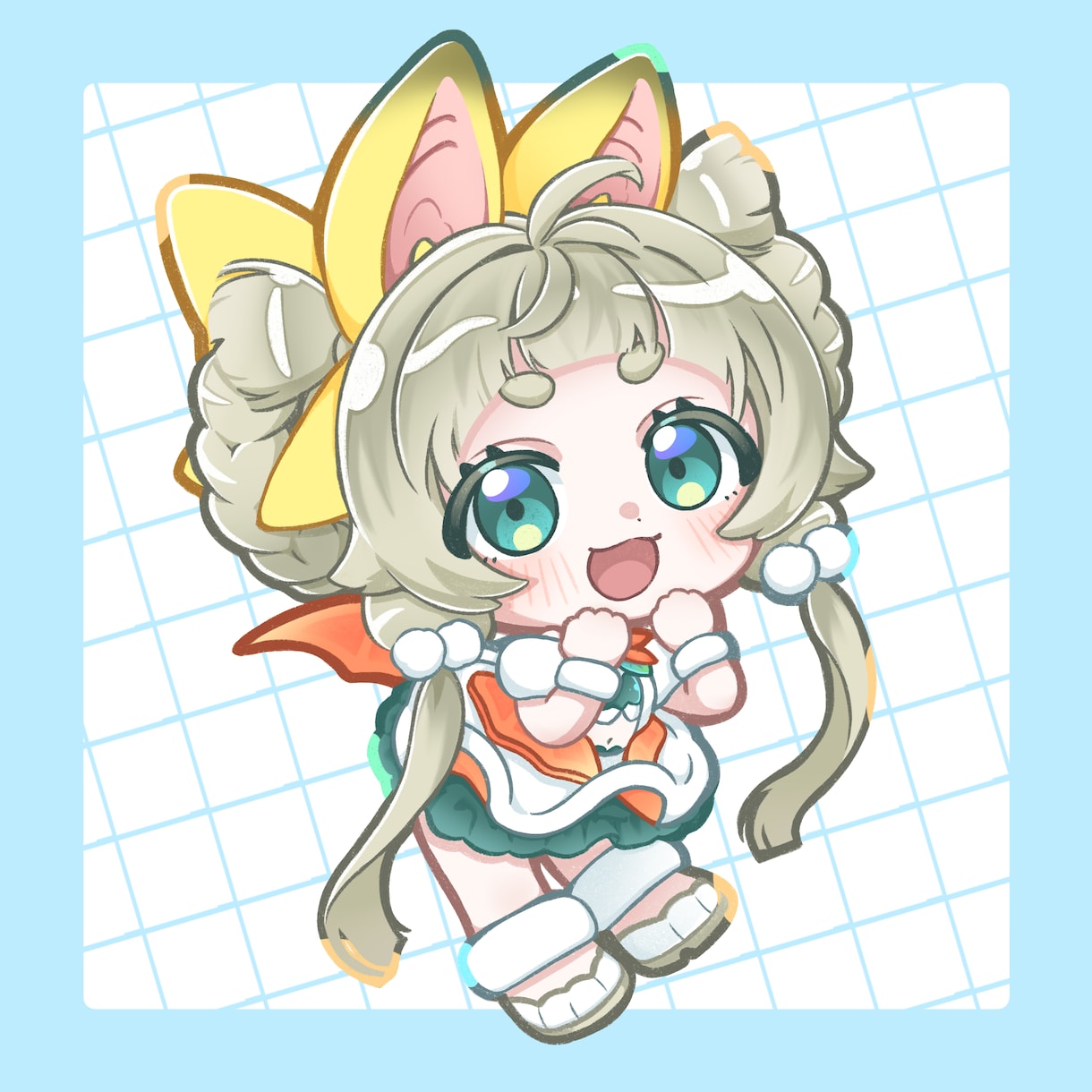 ぷにぷにかわいいデフォルメイラスト！動画も作れます 商用可&企業実績有！live2Dで動画も作れちゃいます！ イメージ3