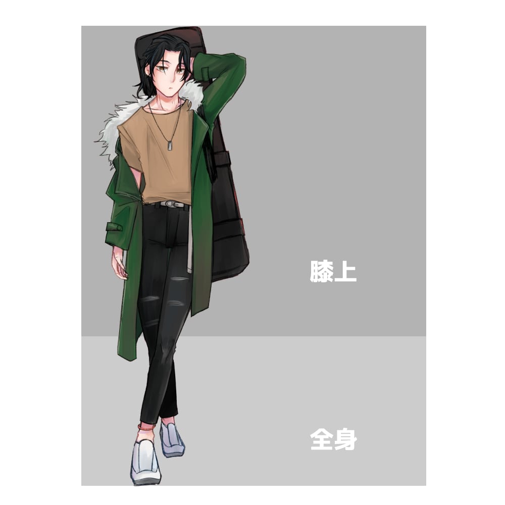 キャラクターイラスト・立ち絵を制作いたします TRPGや動画の立ち絵、オリジナルキャラクターなど作成します イメージ2