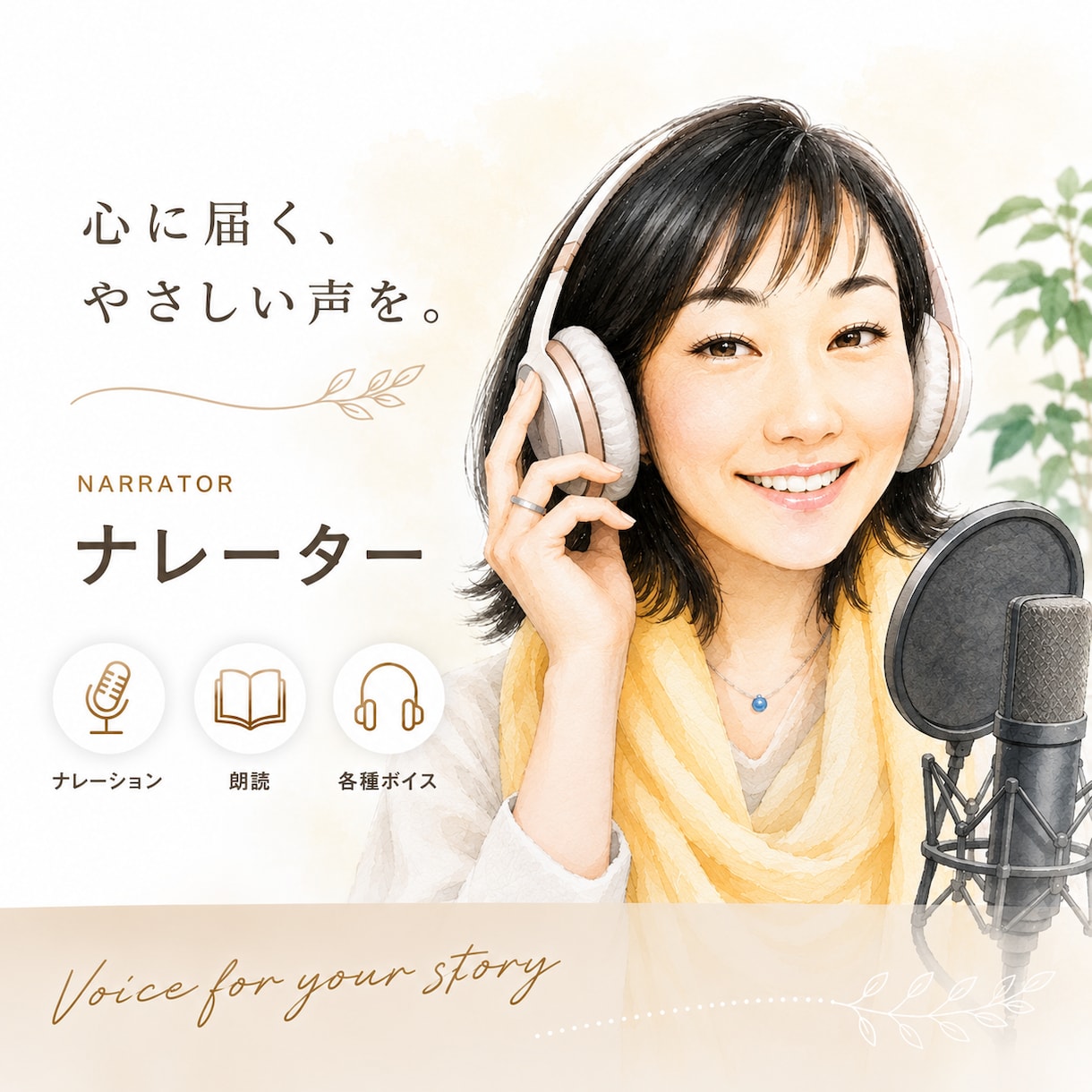 表現力と柔らかな声で♡説得力をお届けします 劇団＆ヨガIRで培った声で心に届くナレーションを！ イメージ1