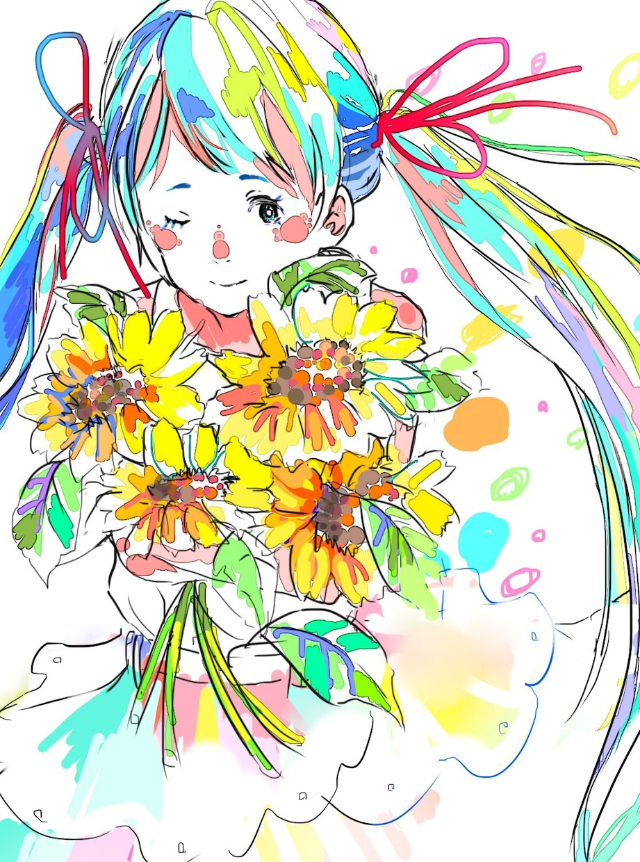 ･ﾟ::ﾟあなたの必要としている絵を水彩風に描きます･ﾟ::ﾟ イメージ1