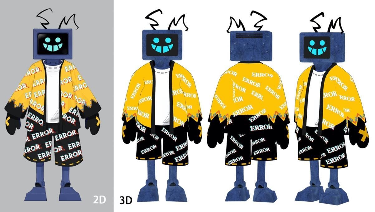 特殊な設定可能、Vtuber3Dモデルを制作します 何でも相談可能、メカ系、獣人、人型以外の3Dモデル制作専門 イメージ2