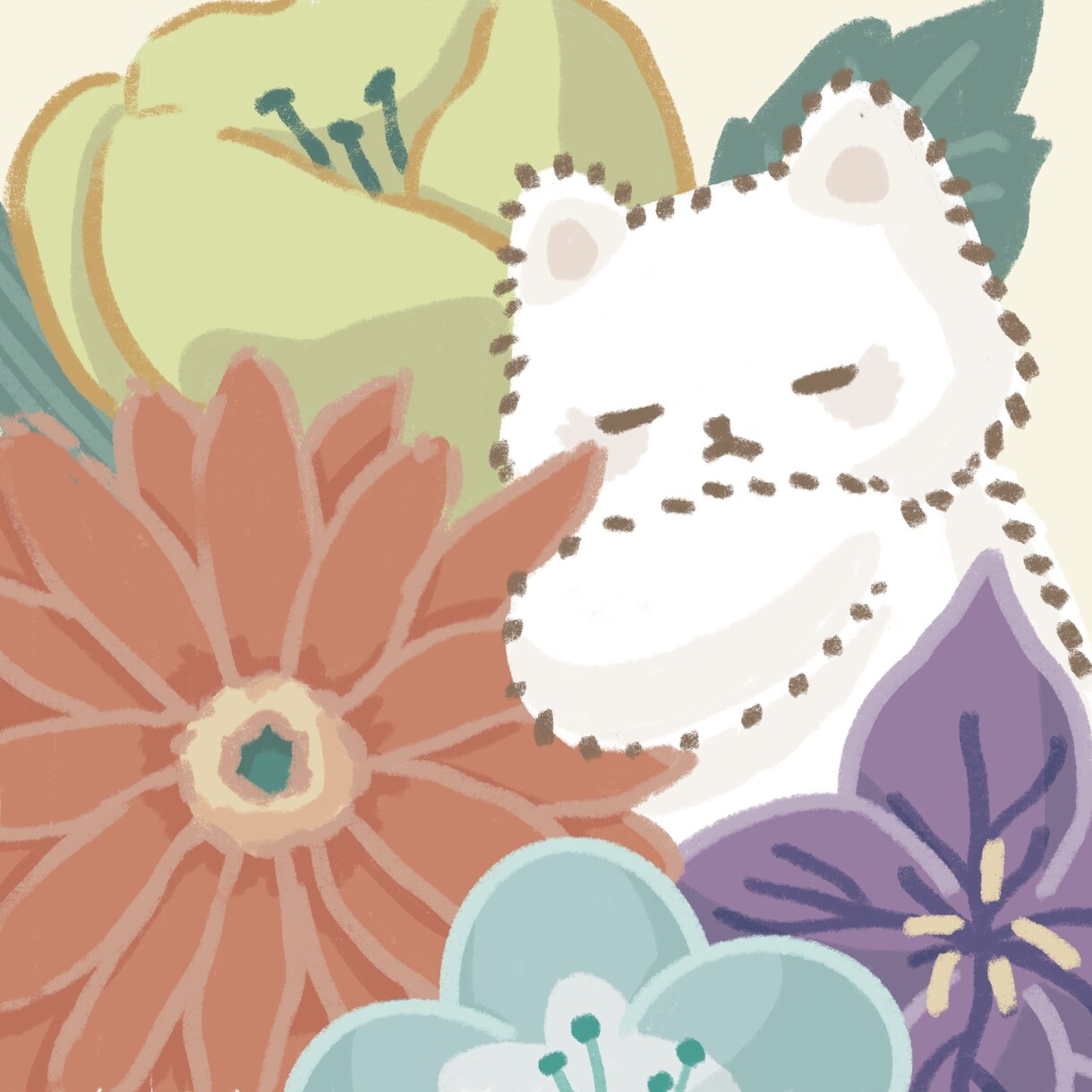 かわいいイラストを描きます 動物や花のイラストが得意です！ イメージ3