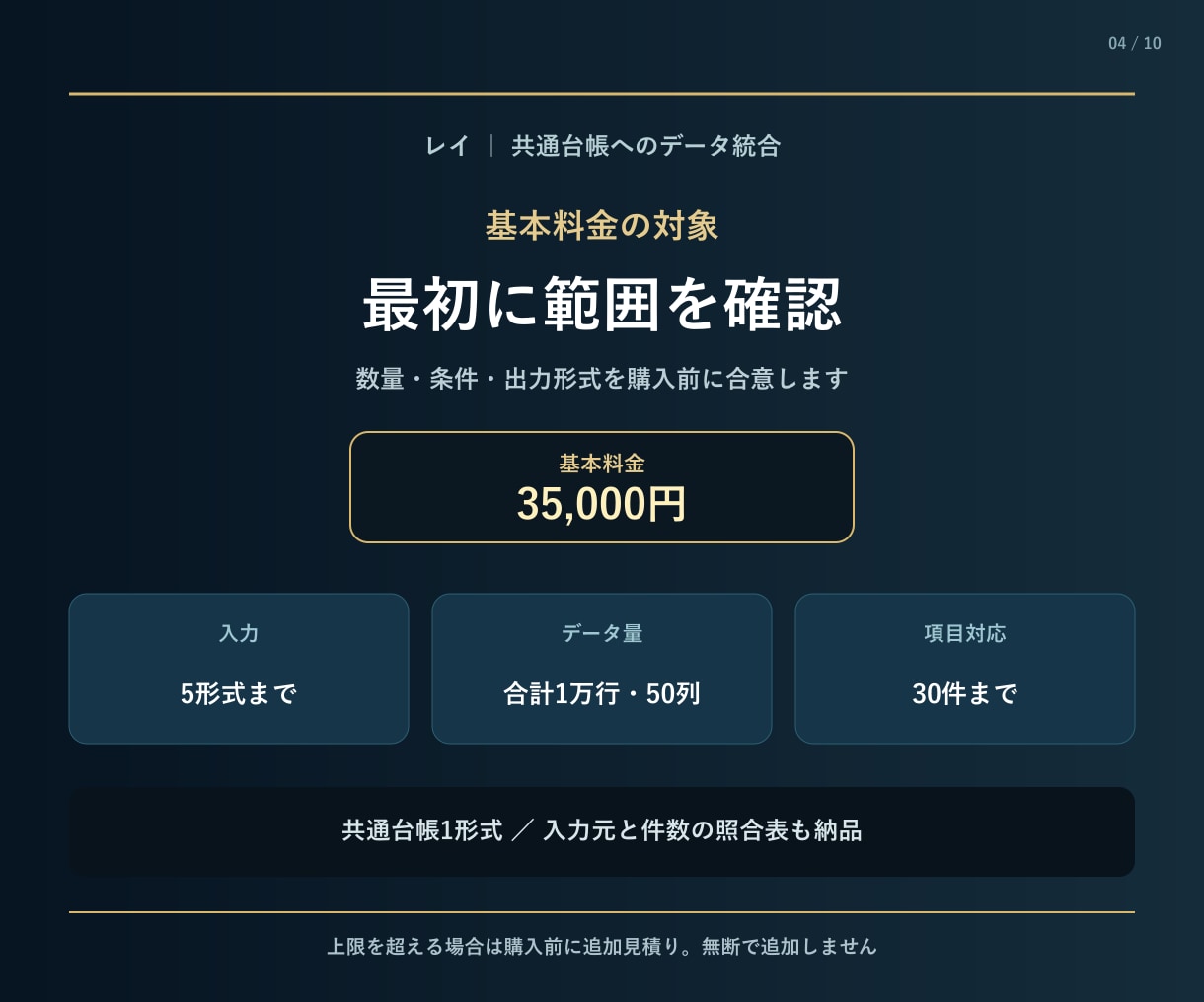取引先ごとのデータを共通台帳へ統合します 列の違いと未確定値を分けて一つの表へ イメージ4