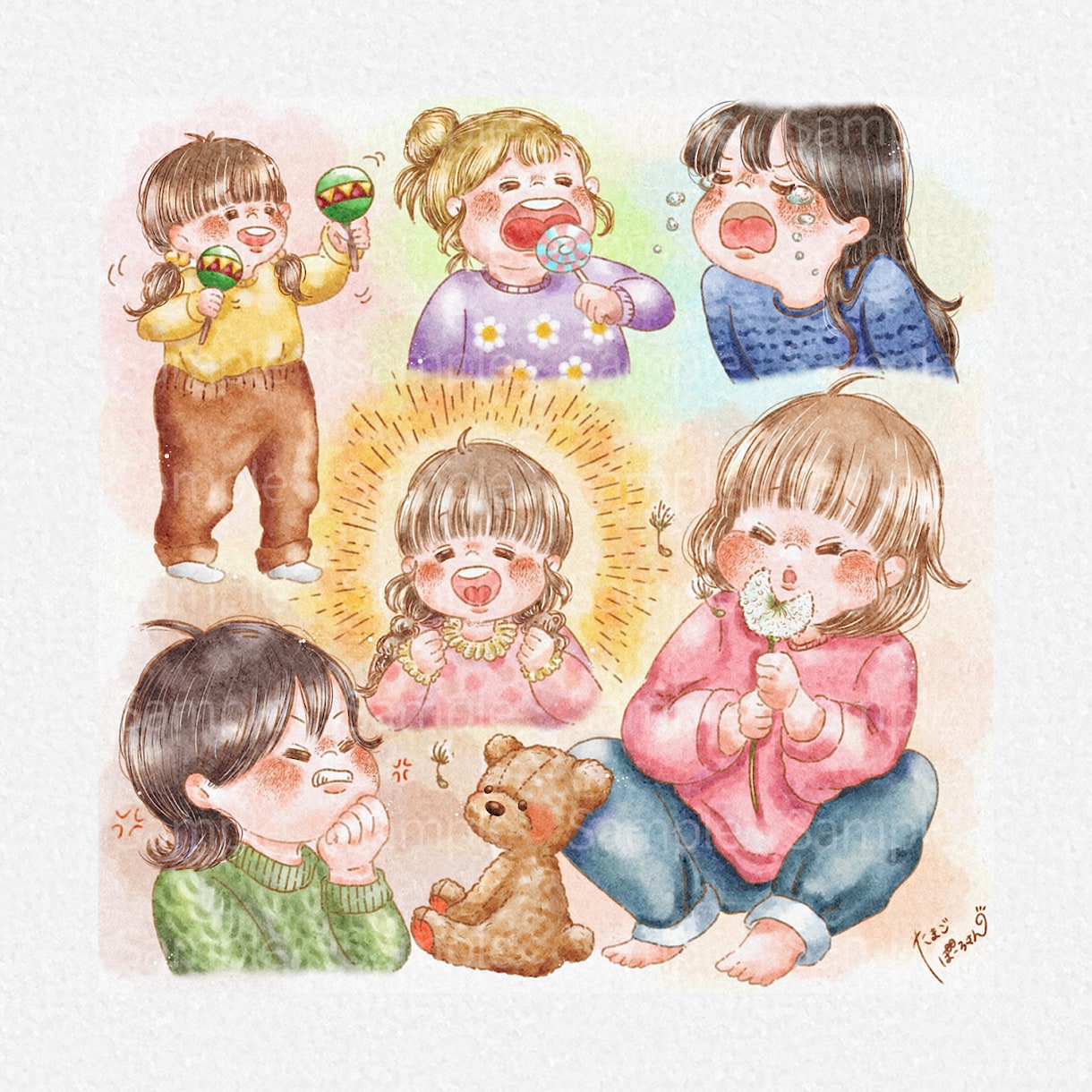 ほわっとかわいい癒し系イラストお描きします 美大卒イラストレーターがあなたのSNSにほっこり癒しをお届け イメージ8